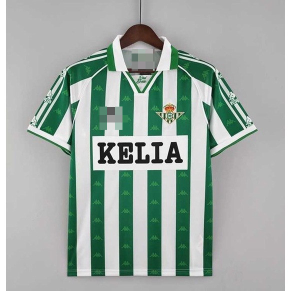 1996 1997 Real Betis Home Retro Soccer Jersey-FG001