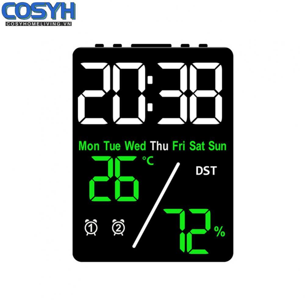 <cosyh>Digital Alarm Clock Automatic Sensitivity Level Adjustable Brightness Clock