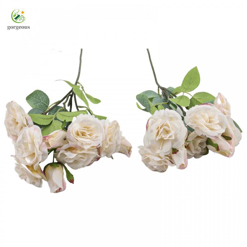 [FUXIN]Artificial Roses Easy To Arrange Elegant Table Setting No Maintenance Required