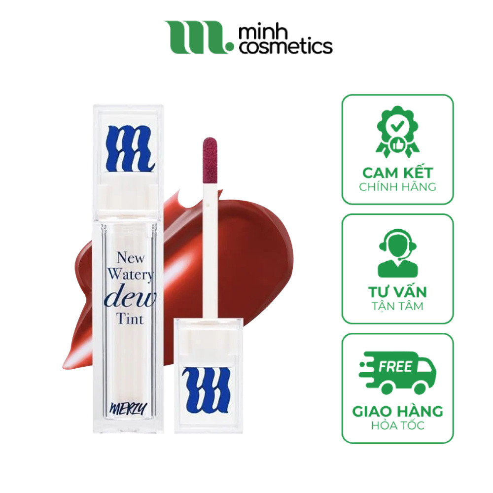 Son Tint Bóng Merzy New Watery Dew Tint Căng Mọng Lâu Trôi 4g