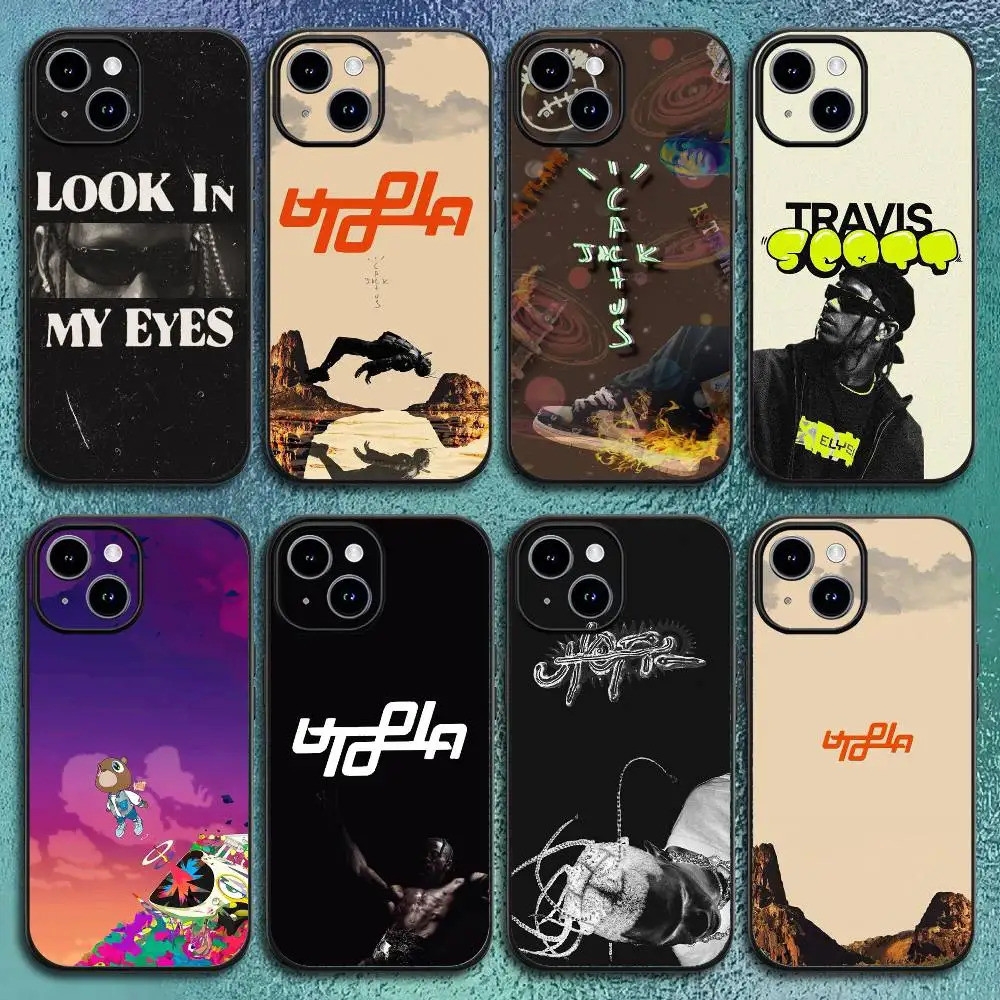 TP-1 Anime T-Travis UTOPIA Scott Ốp Lưng Điện Thoại 11 12 13 14 15 16Pro Max Mini Plus Cổ Điển Màu Đ