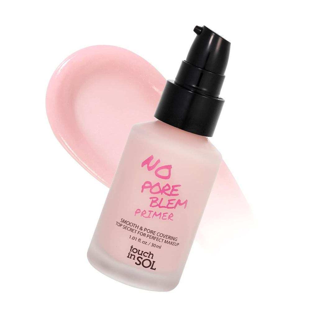 TOUCHINSOL Poreless Primer — — Sơn lót lỗ chân lông mỹ phẩm Hàn Quốc, sơn lót kiểm soát dầu, sơn phủ