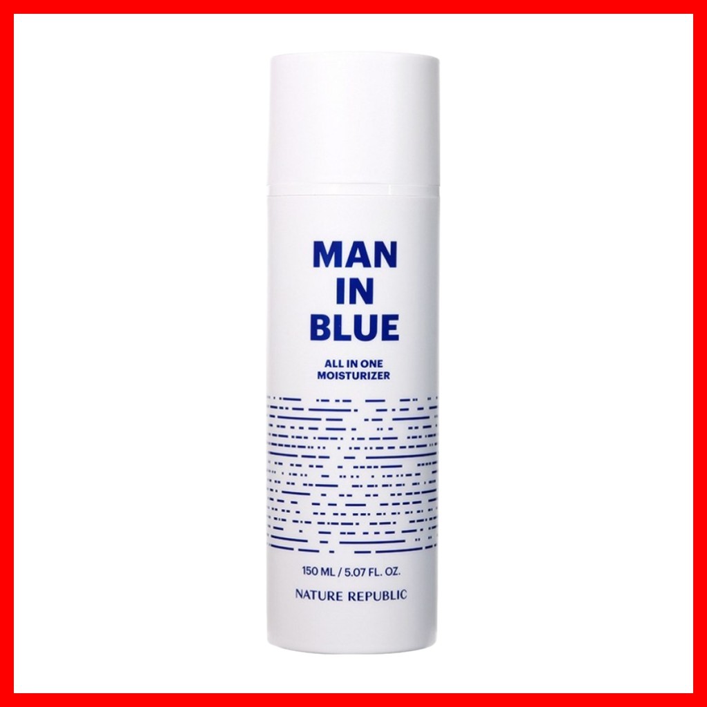 NATURE REPUBLIC [cộng hòa thiên nhiên] Kem dưỡng ẩm Man in Blue All in One, 150ml, 1pc / Kem dưỡng ẩ