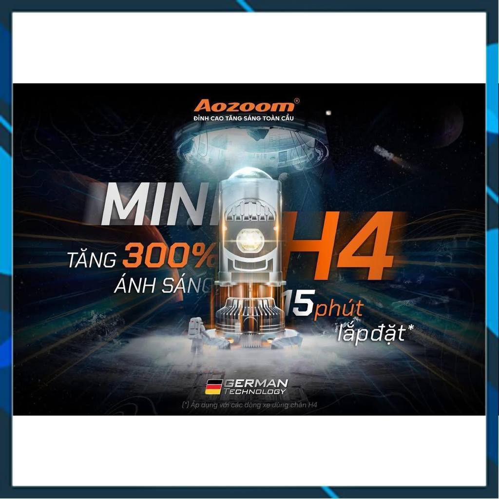 [Hàng mới về] BI LED MINI H4 AOZOOM