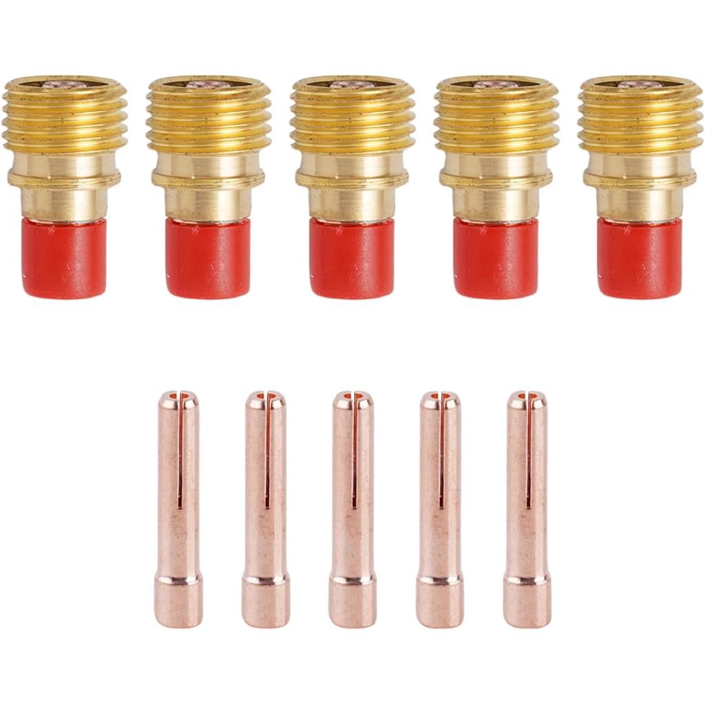 Thân ống kính khí TIG 45V44 13N23 (3 / 32 "& 2.4mm) cho đèn pin hàn TIG WP-9, tiêu hao dòng 20 & 25 