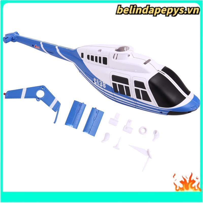 RC Đồ Chơi Trực Thăng Nâng Cấp C138 Vỏ Cầu Chì Bộ Cho RC ERA C138 Chuông 206 1: 33 RC Đồ Chơi Máy Ba
