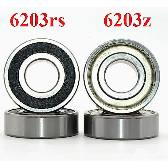 ⚙️Vòng Bi 6203Z / 6203RS (17x40x12mm) – Bạc Đạn Thép Chịu Lực, Nắp Sắt / Nắp Cao Su, Chạy Êm Bền Bỉ