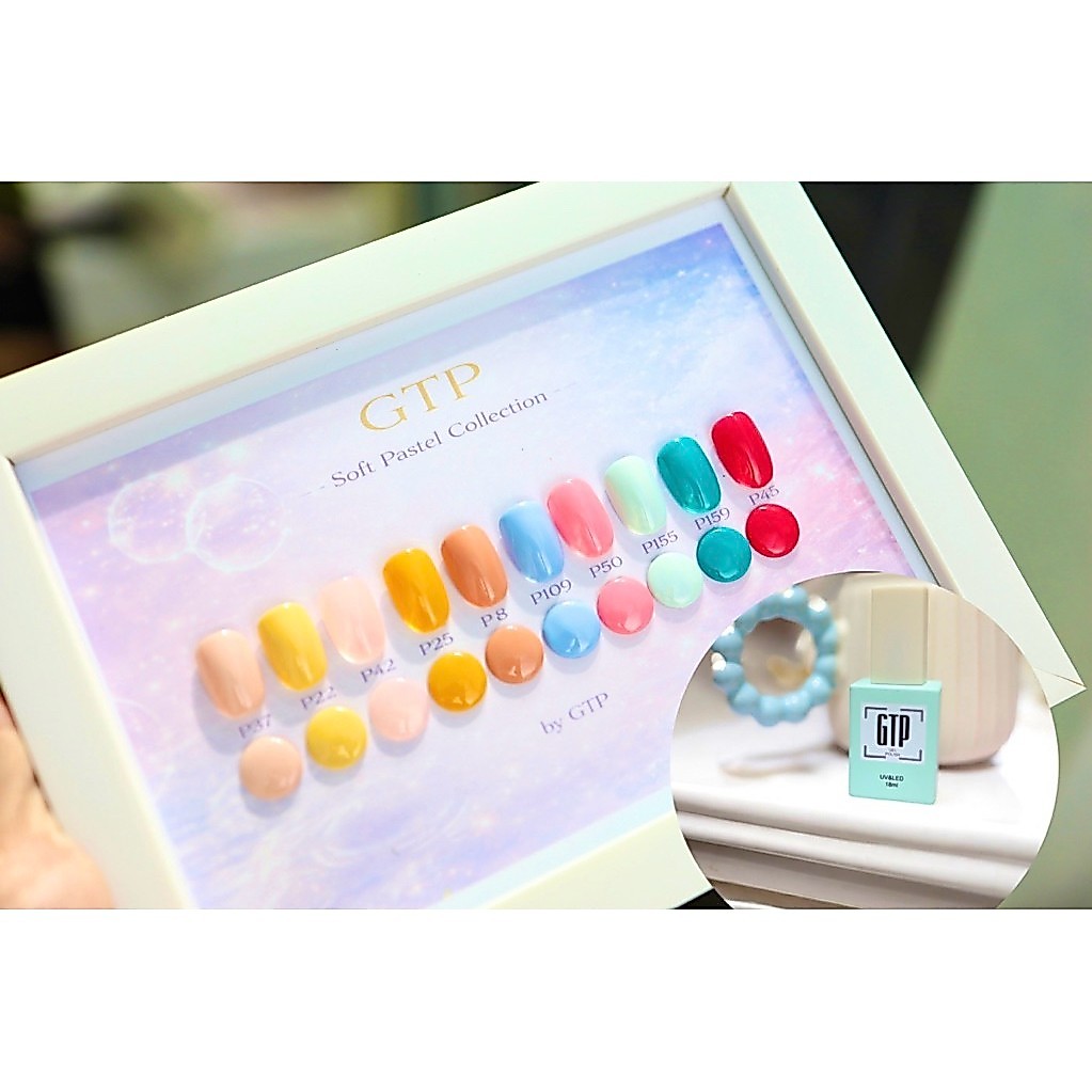 Sơn Gel GTP Soft Pastel Collection – 10 Màu Pastel Nhẹ Nhàng Hàn Quốc | Gel Nail Cao Cấp UV/LED
