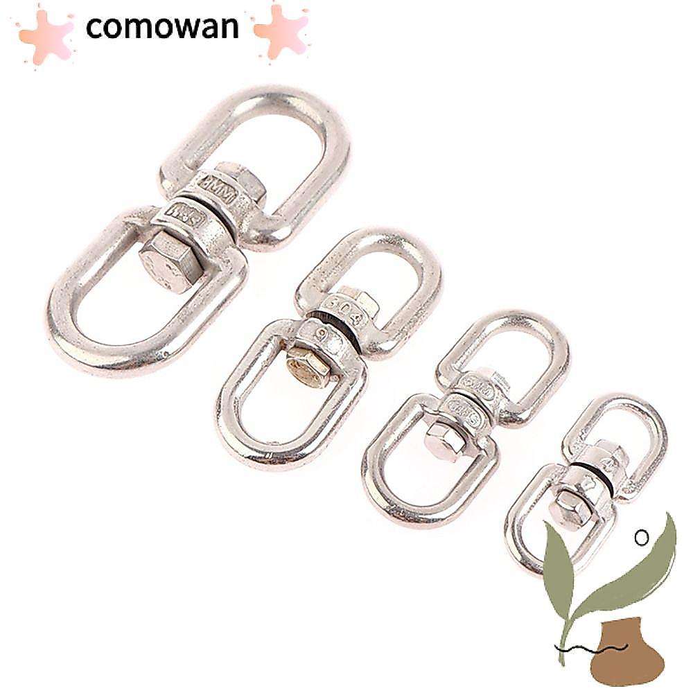 COMOWAN 1 Cái Móc Carabiner, M4 M5 M6 M8 4mm 5mm 6mm 8mm 8mm Móc vòng, Đầu nối mắt bằng thép không g
