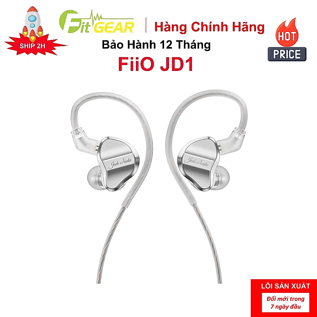 Tai Nghe FiiO JD1 - Bảo Hành 12 Tháng Chính Hãng - FG2