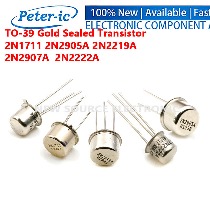(1 Cái) 2N1721 2N2905A 2N2219A 2N2907A 2N2222A TO-39 Vàng Kín Transistor