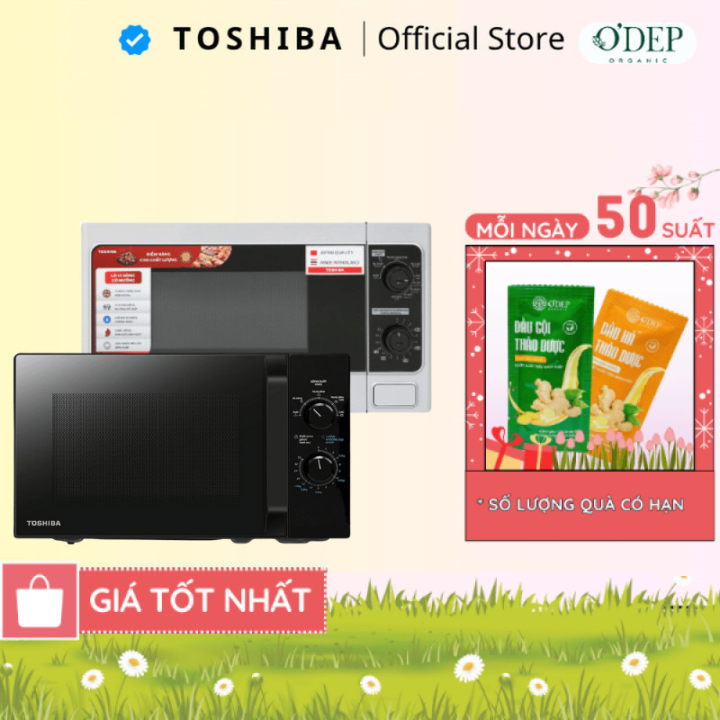 Lò vi sóng Toshiba MWP-MM20P(WH)/ MWP-MM20P(WH) - Hàng chính hãng, bảo hành 12 tháng - CHEAP CMO