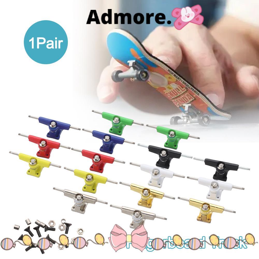 ADMORE 1 Cặp Giá đỡ sàn chịu lực, với đai ốc Model Fingerboard Truck, Bu lông xe tải Mini 32mm Bộ ph