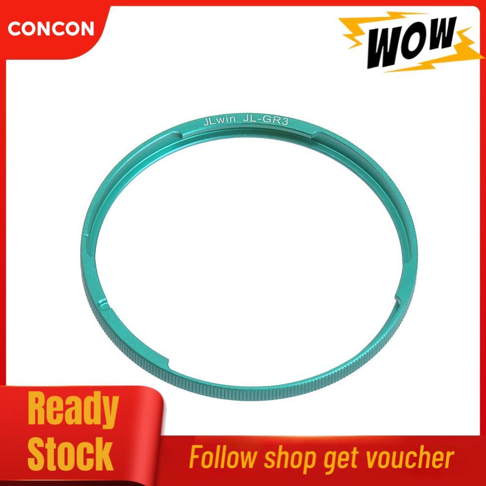 concon JLwin JL-GR3 Ống Kính Kim Loại Vòng Trang Trí để Thay Thế RICOH GR3 GR III GRIII Phụ Kiện Máy