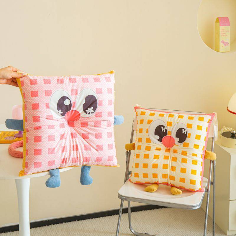 Thickened Cushion Chair Milk Fiber Chair Cushion Office Long-Sitting Classroom Student Chair Non-Sli