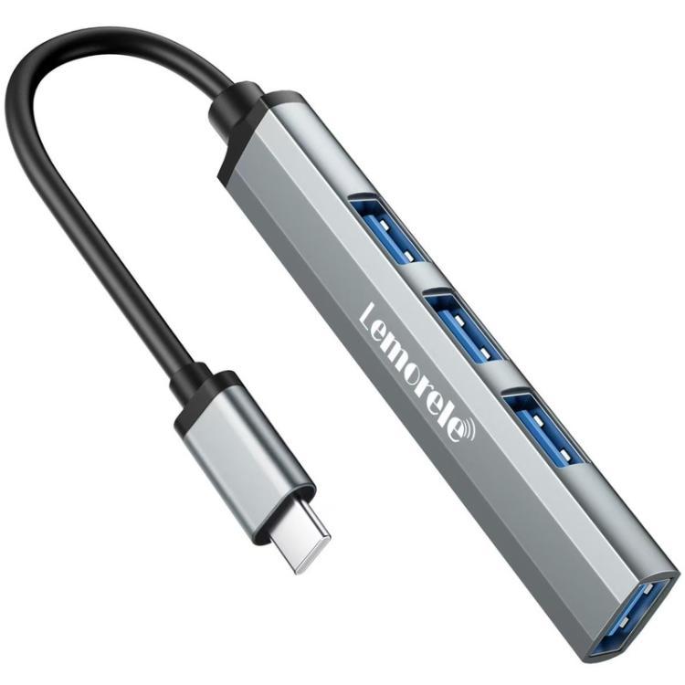 Lemorele TC57 4 trong 1 Docking Station Màn hình 4K 100W PD Laptop Bộ chuyển đổi di động