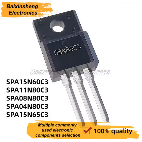 5 Chiếc SPA15N60C3 SPA11N80C3 SPA08N80C3 SPA04N80C3 SPA15N65C3 TO-220F 15N60C3 11N80C3 08N80C3 04N80