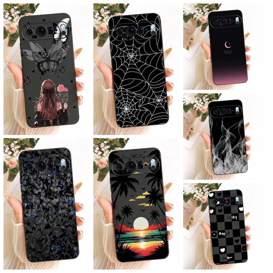 Ốp Mềm Cho Google Pixel 9 G2YBB GUR25 G1B60 / Pixel 9 Pro GR83Y GEC77 GWVK6 Vỏ Thời Trang Hoàng Hôn 