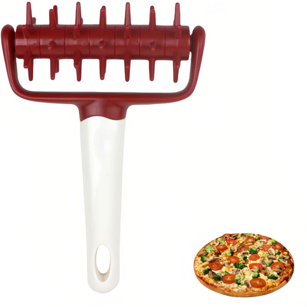 Pizza Dough Docker Dough Bubble Killer Time-Saver Pizza Dough Roller Docker Dough Vỉ Killer Pizza Do