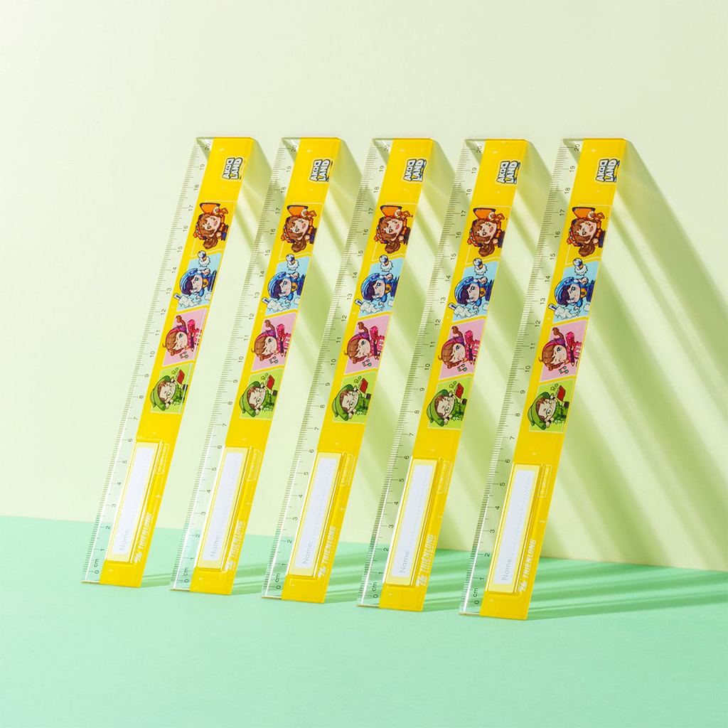 Combo 10 Thước thẳng 20cm Thiên Long TP-SR011/AK - Nhân vật Akooland thế giới học cụ thần kỳ