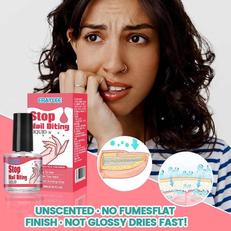 10ml Stop Nail Biting Treatments Liquid Kids Baby Stop Bitter Liquid Cuticle Care Supplies Bitter Na