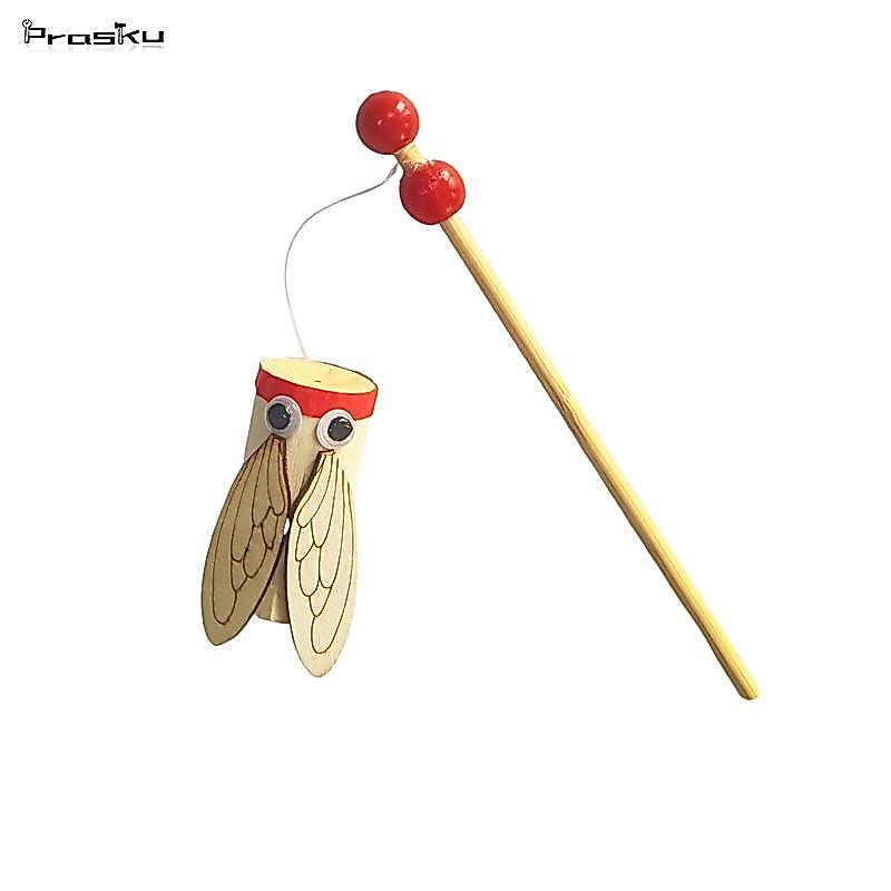 Đồ chơi Cicada gỗ truyền thống Trung Quốc Giáo dục sớm Sáng tạo cho trẻ em Cicada