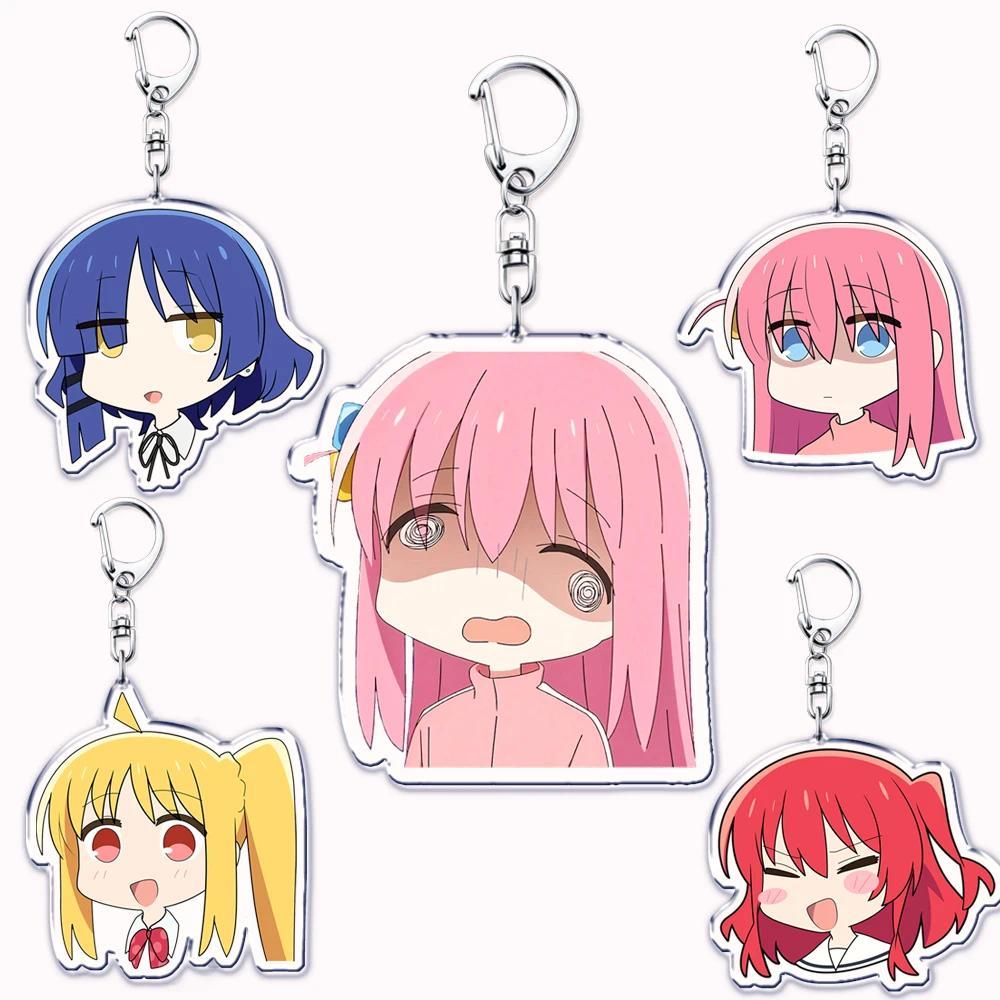 Cute Cartoon Anime Móc khóas  Hitori Gotoh Nijika Ijichi Ryo Yamada Ikuyo Kita