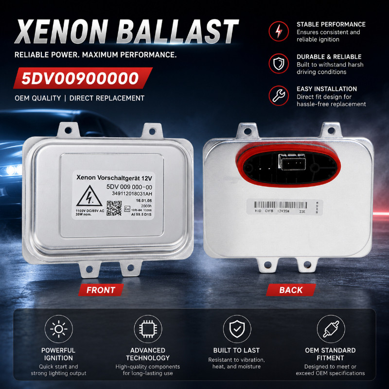 Thay thế chấn lưu đèn pha Xenon D1S D1R HID cho Cadillac Escalade 2007-2008 5DV00900000 12V 35W