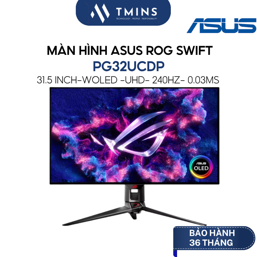Màn hình ASUS ROG Swift PG32UCDP (31.5 inch/OLED/UHD/240Hz)-Hàng chính hãng.