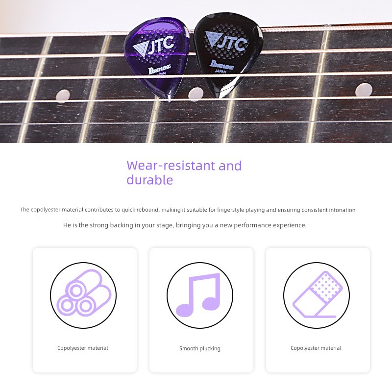 Nhật Bản Ibanez Ibanez Ibanez JTC Nghệ Sĩ Hợp Tác Chữ Ký Đàn Guitar Chọn Chơi Nhanh Chống Trơn Trượt