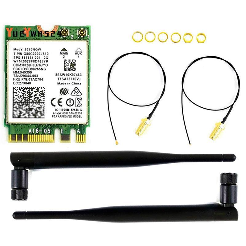 Mô-đun NIC không dây AC8265 chế độ kép Hỗ trợ WiFi 2.4GHz / 5GHz và Bluetooth 4.2 cho Nano Kit