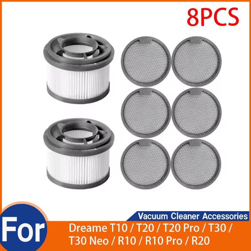 Phụ tùng thay thế Dreame T10 / T20 / T20 Pro / T30 / T30 Neo / R10 / R10 Pro / R20 Phụ kiện lọc bài 
