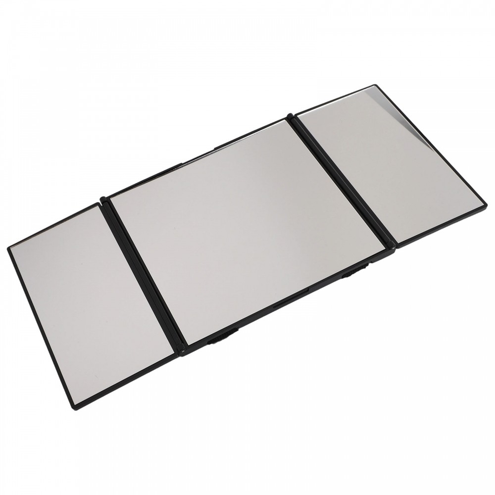 [DOLLDOLL-VN]3-Way Folding Mirror Compact Folding Mirror Versatile Grooming Tool For Haircuts