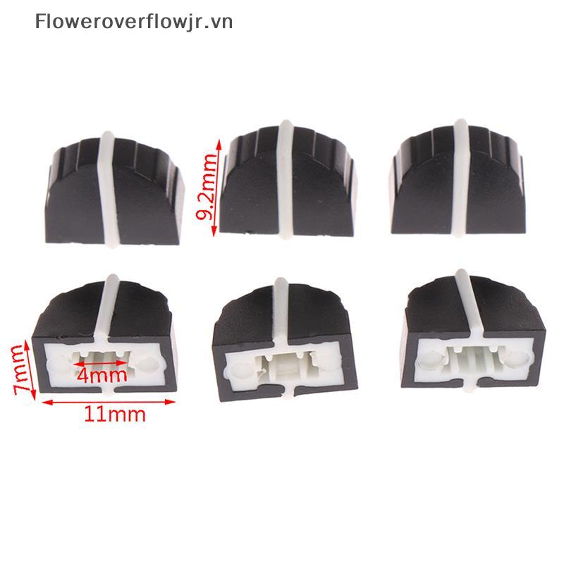 FJR 10 Chiếc DBX2231 Equalizer Fader Cap 11MMX9MM Lỗ 4MM Potentiometer Fader Núm Cap HOT