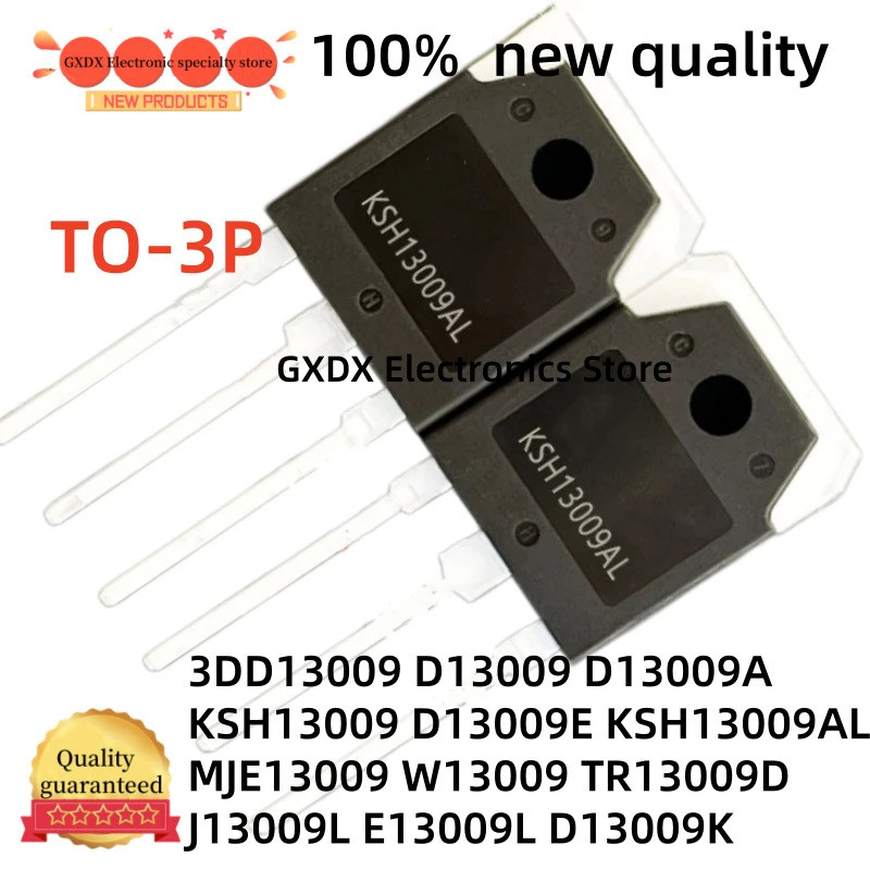 5 Chiếc W13009 MJE13009 KSH13009AL KSH13009 3DD13009 D13009 D13009A D13009E D13009K E13009L J13009L 