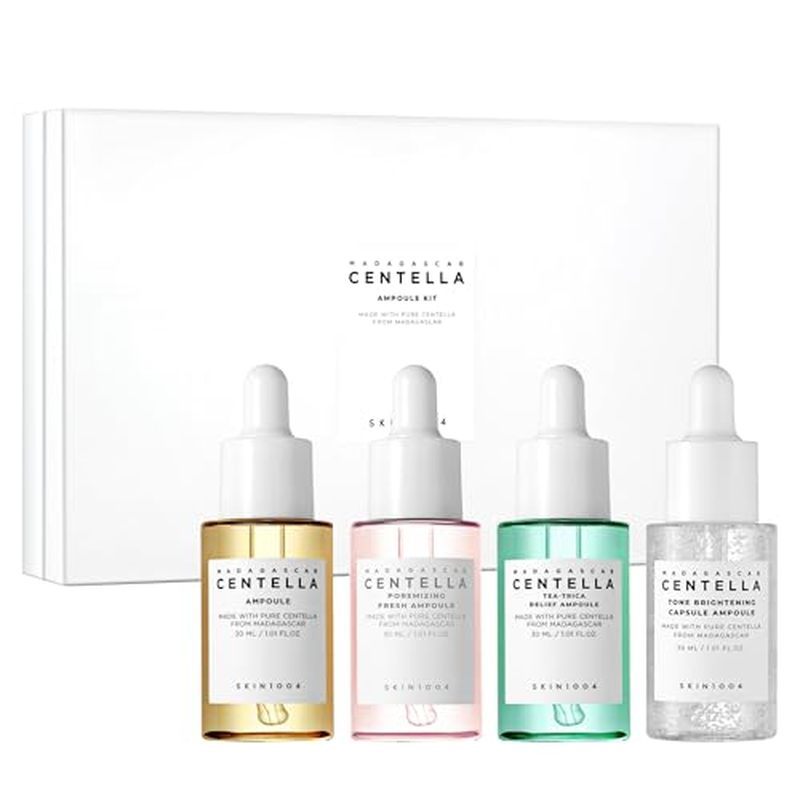 Fl.oz, Ampoule 30ml, Collection, Madagascar SKIN1004 và x Set với Centella Soothing Skincare cho Amp