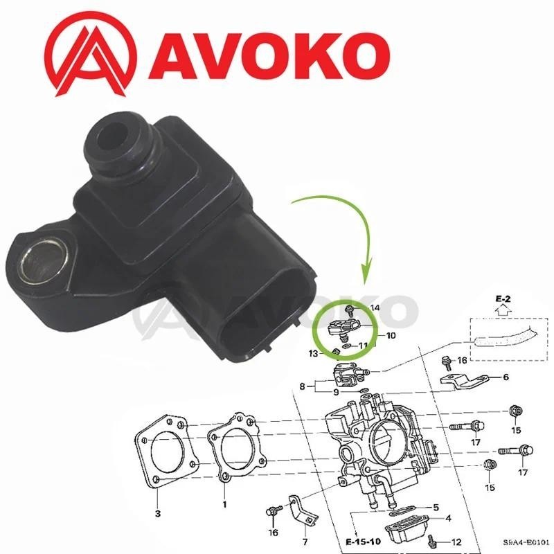 Dành Cho Xe Máy Honda GL1800 GL1800B GL1800C Nạp Đa Năng Tăng Áp Bản Đồ Cảm Biến Áp Suất