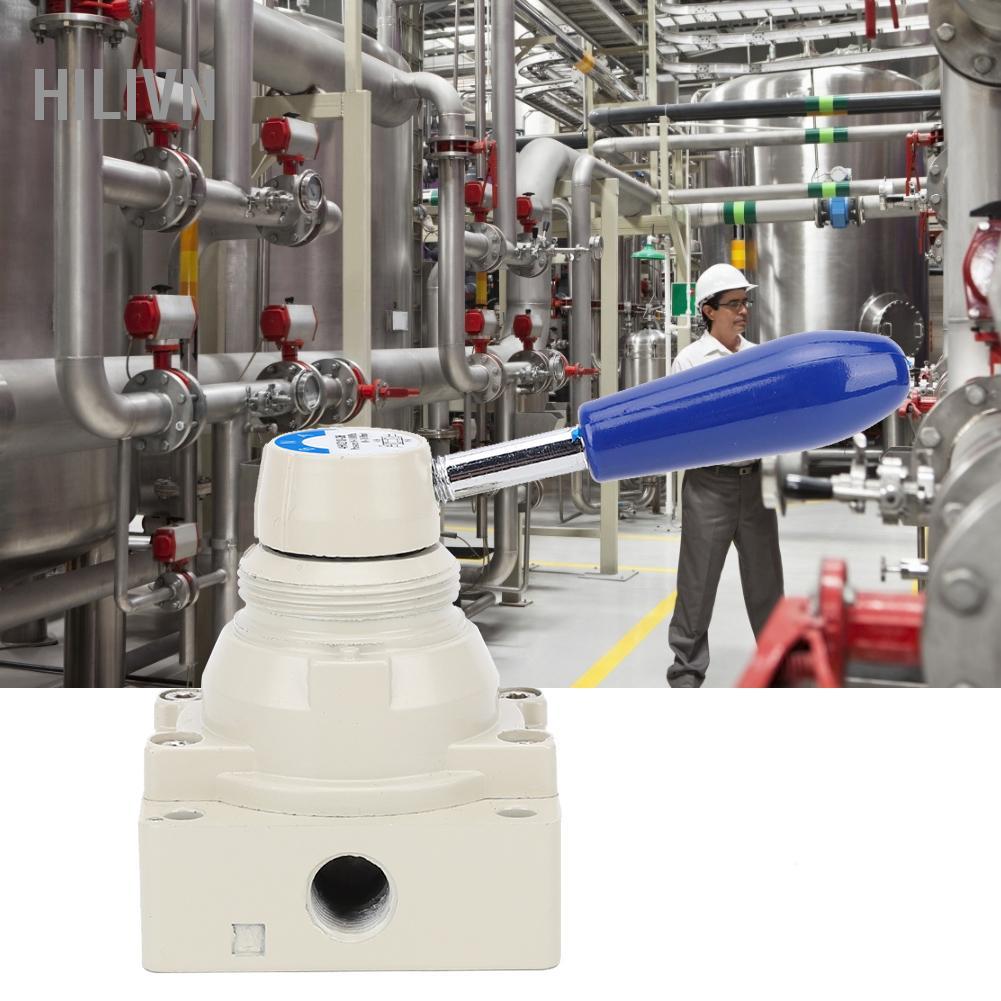 hilivn ERYUE 4HV210-08 Cần gạt tay van khí Hành động trực tiếp 4 chiều 2 vị trí 1/4in PT Khí nén Môi