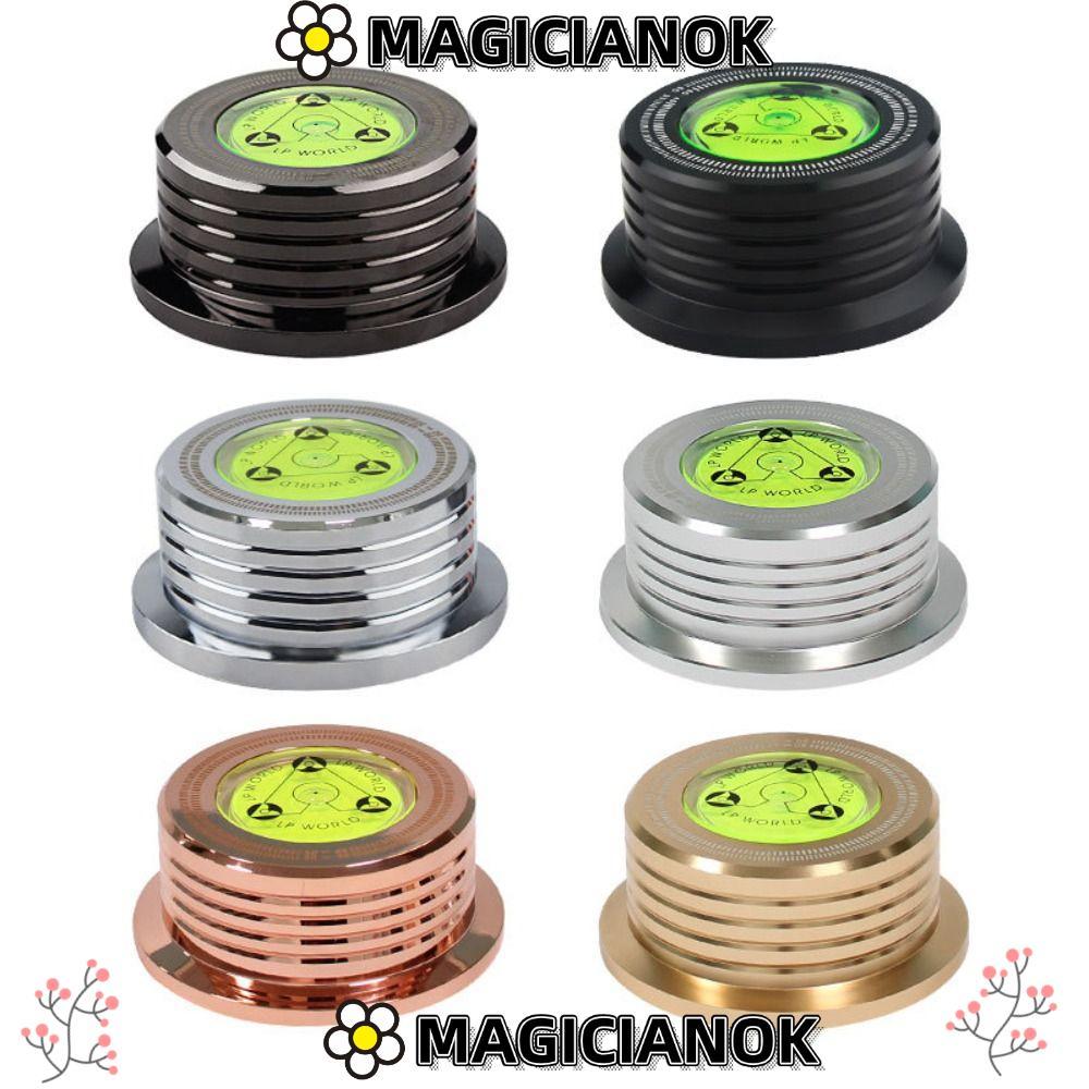 MAGICIANOK LP Vinyl Record Player Ổn định, Hợp kim 50Hz Bộ ổn định trọng lượng ghi lại, Kinh nghiệm 