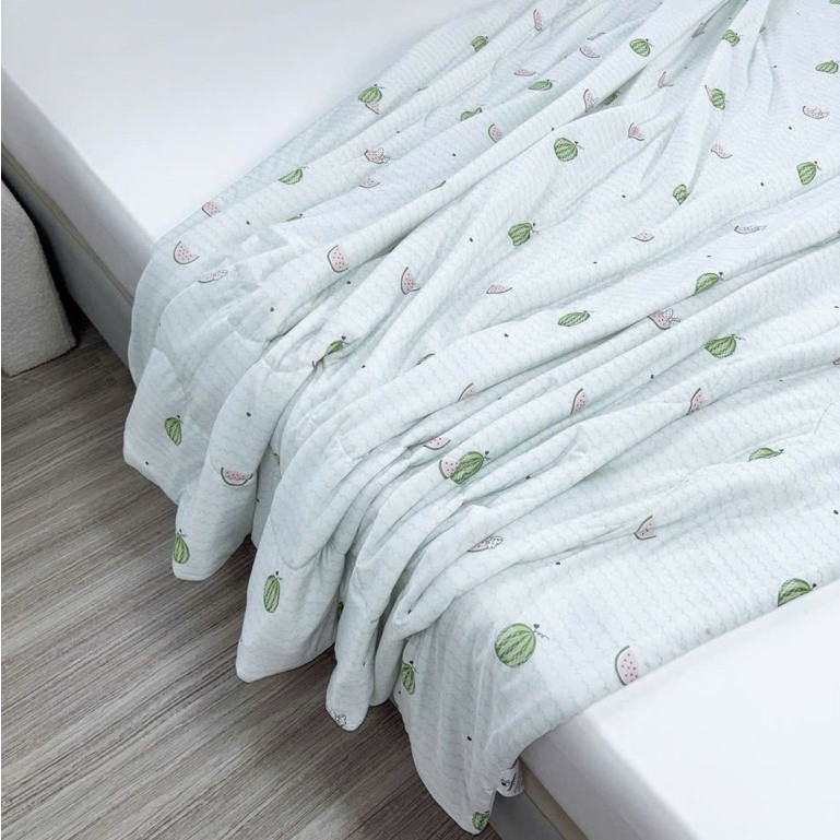 Chăn lạnh Mochi Betty Bedding, chần bông Microfiber, mền điều hòa nhiệt độ mát lạnh