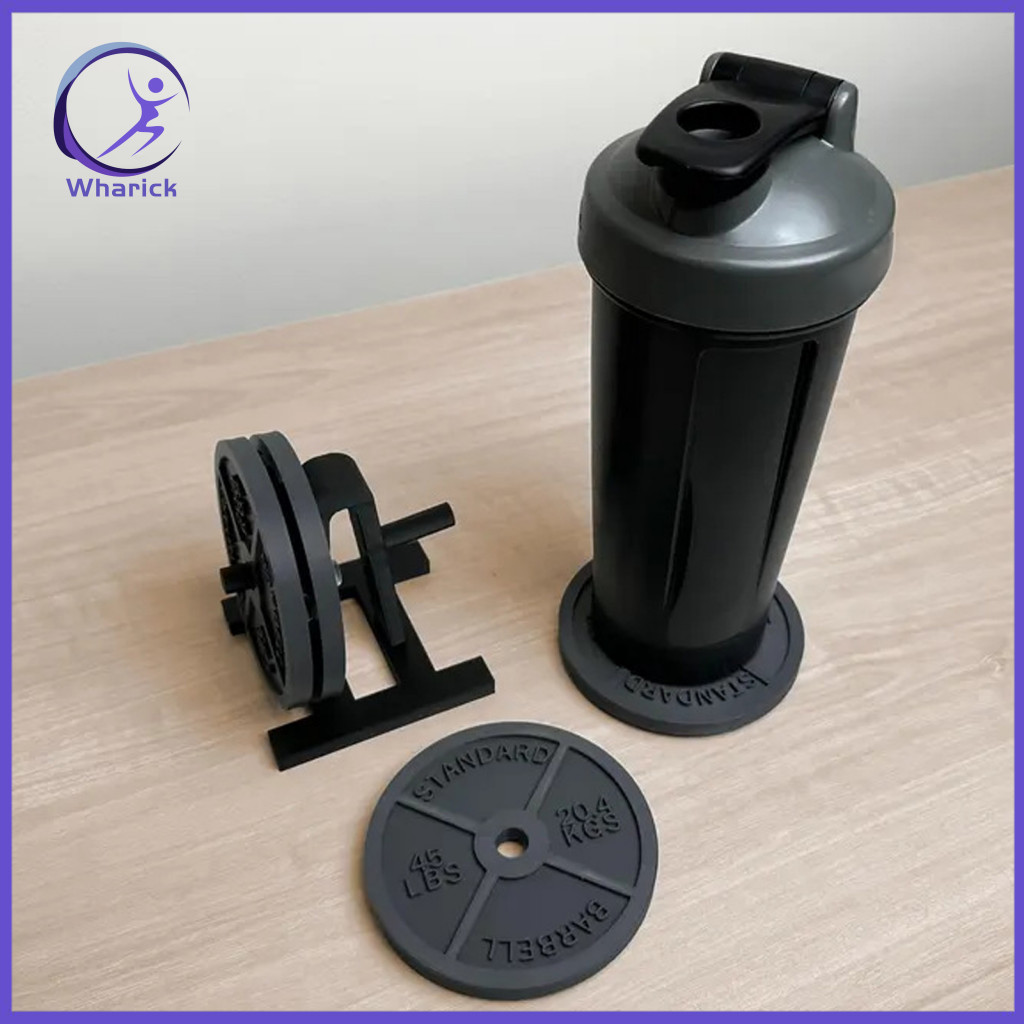 Wharick| Đĩa Trọng Lượng Uống Đế Lót Ly Tập Thể Dục Coaster Bộ Trọng Lượng Tấm Coaster Có Giá Đỡ – B