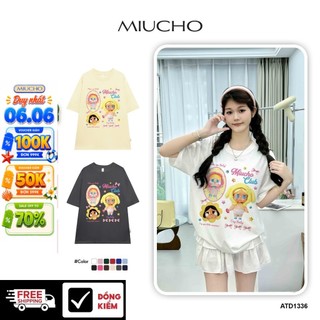 Áo thun CRY BABY nhiều màu ATD1336 Miucho form rộng in mix
