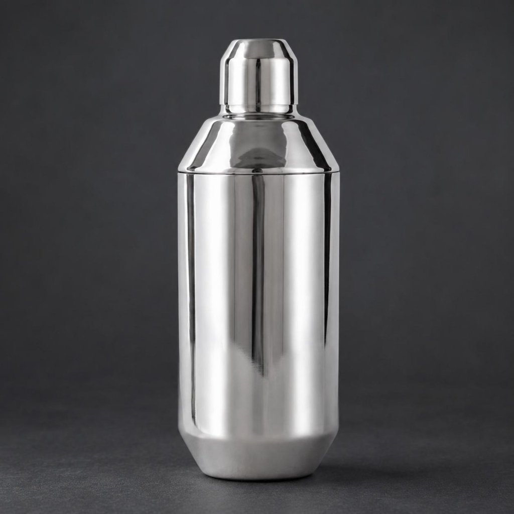 Thép không gỉ Hỗn hợp Đồ uống Shaker Đánh bóng Hoàn thiện Bartender Shaker Bar Tool Hình trụ