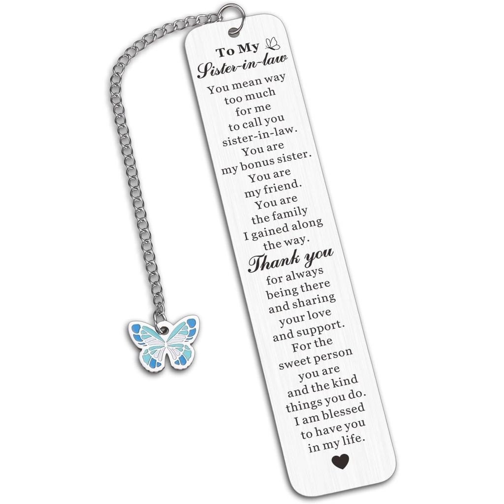 Chị dâu Quà tặng cho Valentine Bookmarks cho chị dâu - Bút đánh dấu sách tình cảm để đọc sách Người 