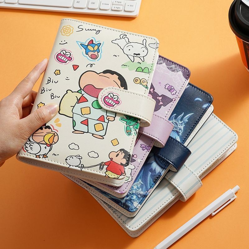 Để Vẽ Da A6 Lá Rời Dễ Thương Có Thể Tháo Rời Sổ Cái Hoạt Hình Notepad a6 Sổ Lưu Trữ qian06 6.3