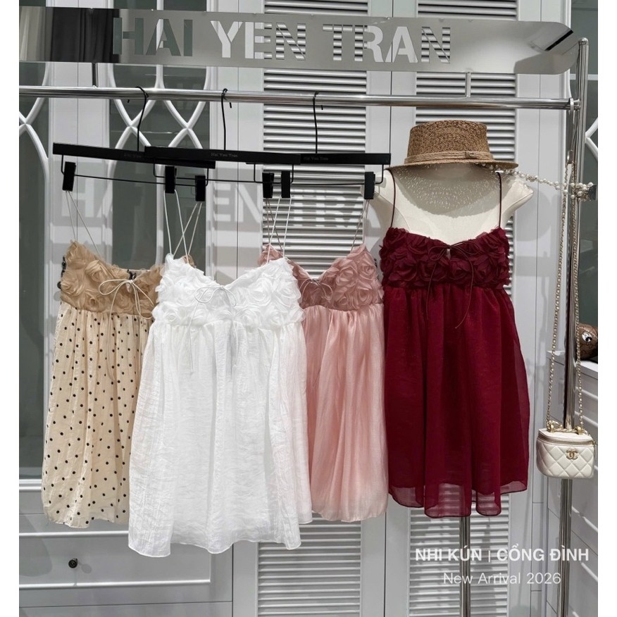 [ BÉMIU.STUDIO ] VÁY BABYDOLL HOA NEW26