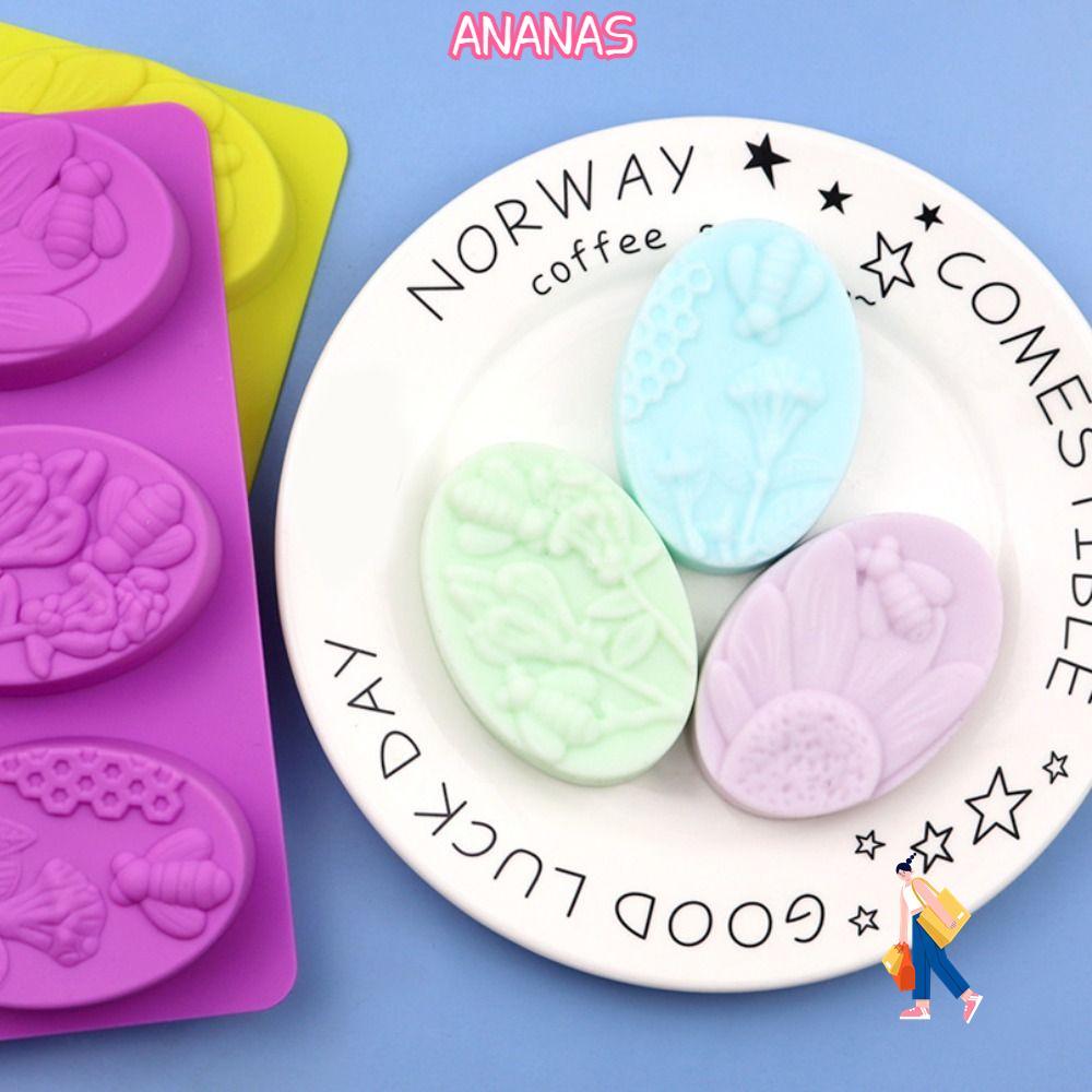 ANANAS Honey Bee Handmade Khuôn Silicon Hình Bầu Dục