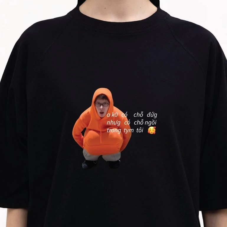 |In Áo Theo Yêu Cầu| Áo Phông T Shirt Nam Nữ Custom Hình In RinK Tee - Orange James (Custom Text)