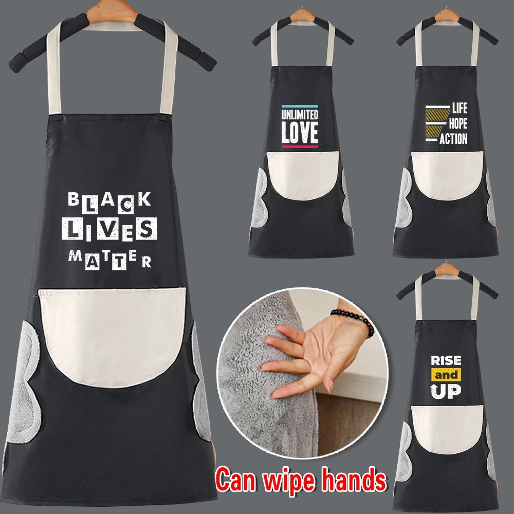 Apron Adult Water Proof Chef Apron Fashion  Cafe Apron phrase Series