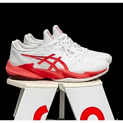 Giày Asics Court FF 3 Novak 'White Electric Red'